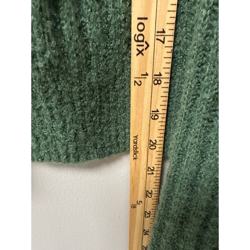 Revolve Lovers & Friends Caroline Cardigan Woman XS Green Moss Ribbed Wool Blend - Picture 8 of 8